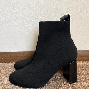 BCBG Stretch Knit Ankle Bootie